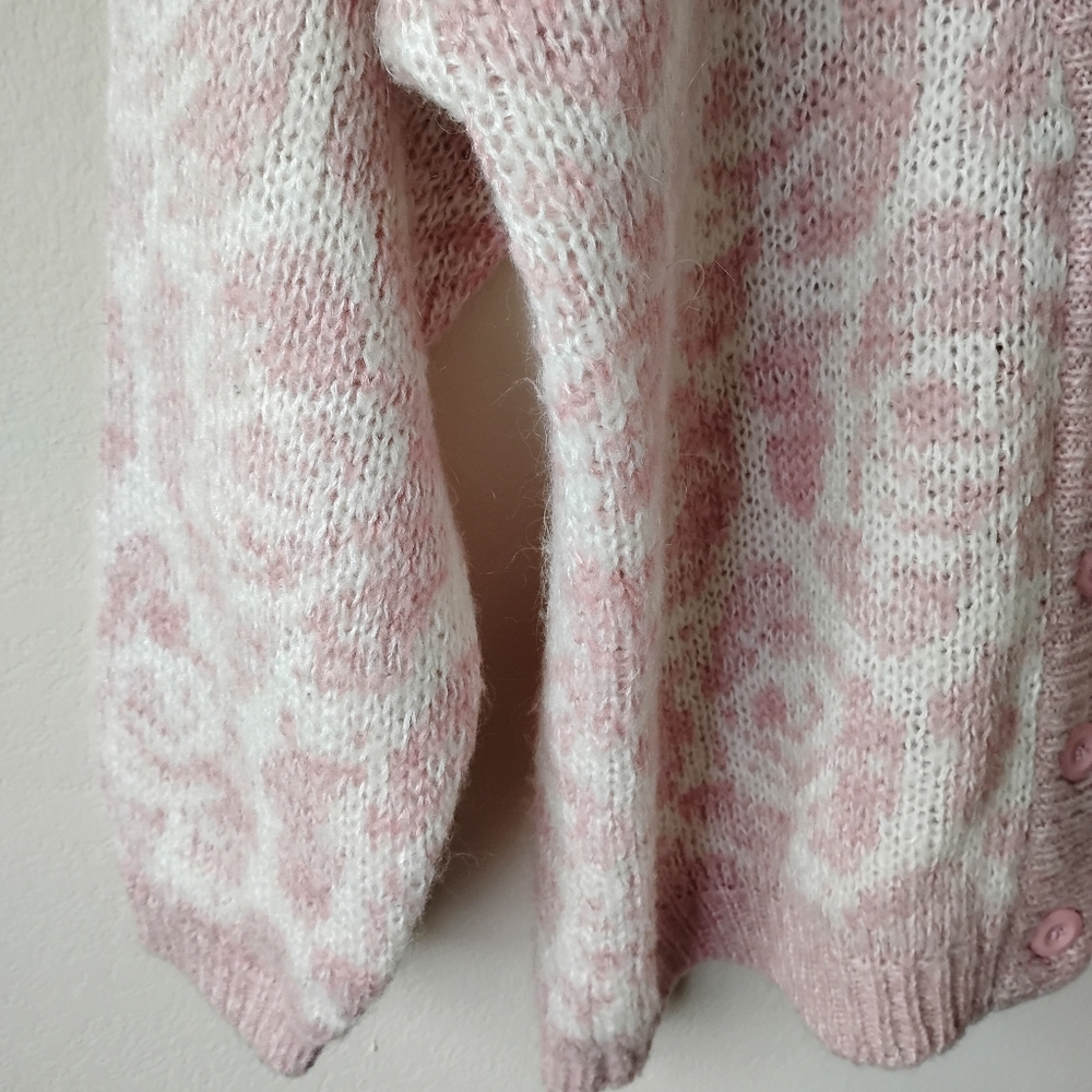 Vintage Tarazzia Pink Size L Cardigan - Picture 7 of 12